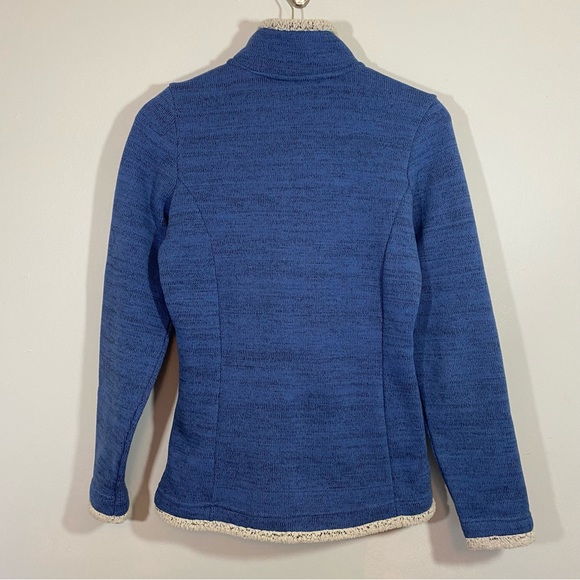 KUHL ALSKA 1/4 ZIP WOMENS Fleece Pullover Blue Jacket - Picture 4 of 9